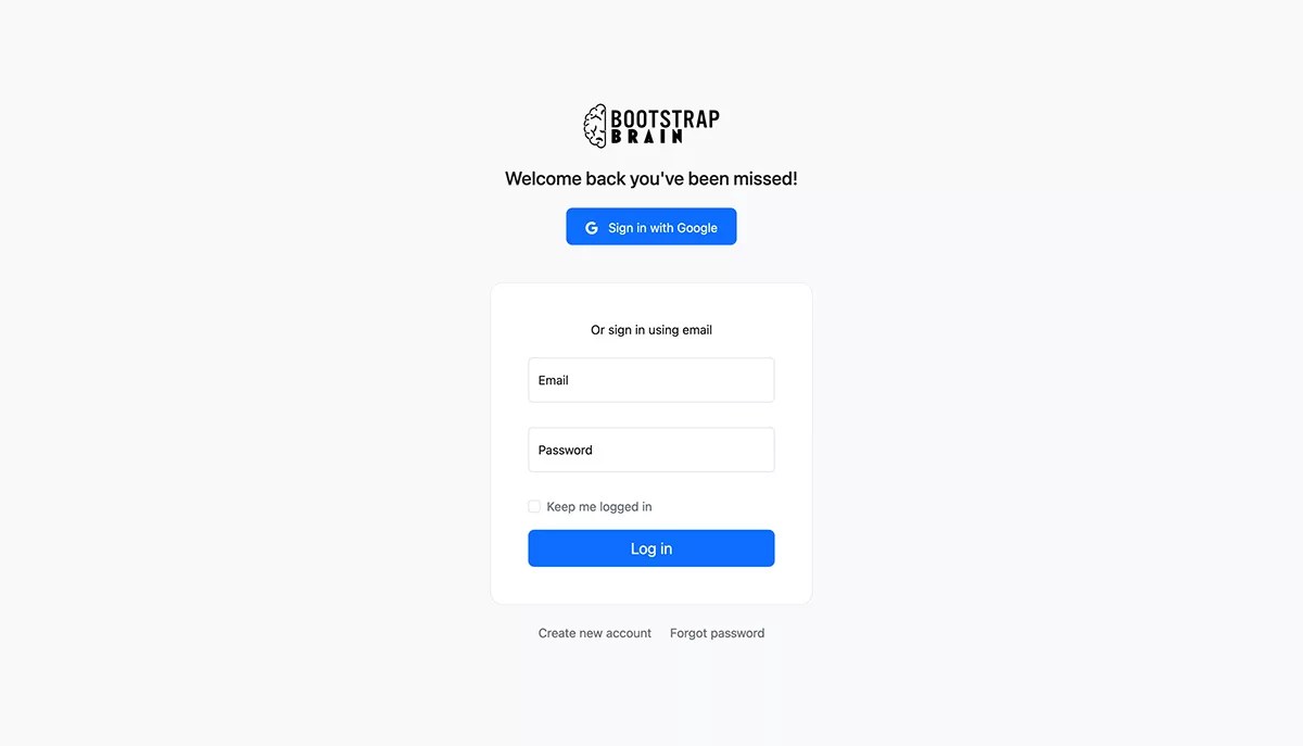 Bootstrap 5 Login Page Template Example BootstrapBrain