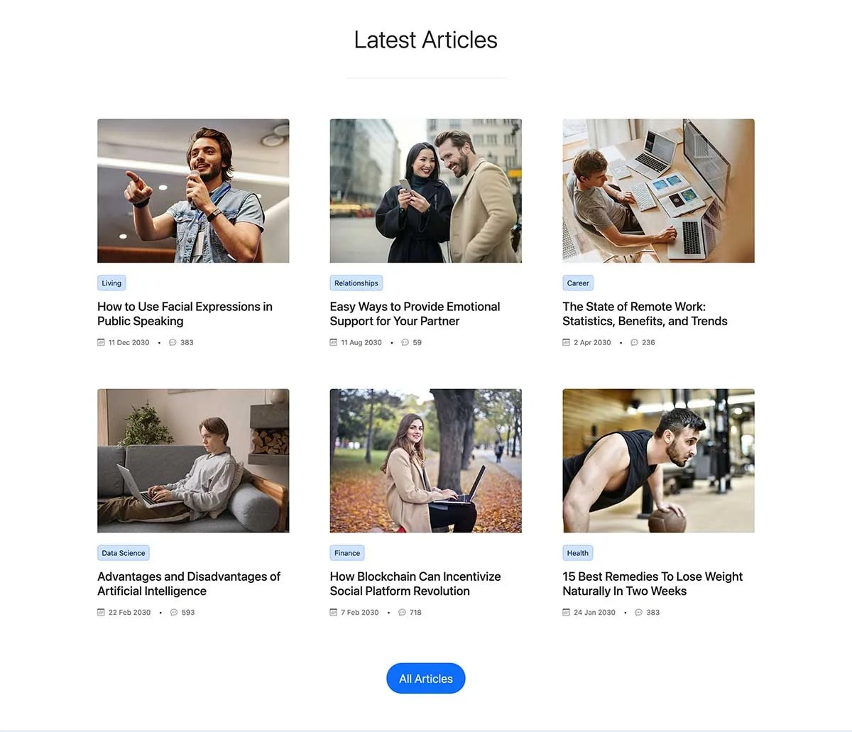 Bootstrap 5 Blog Post Template BootstrapBrain