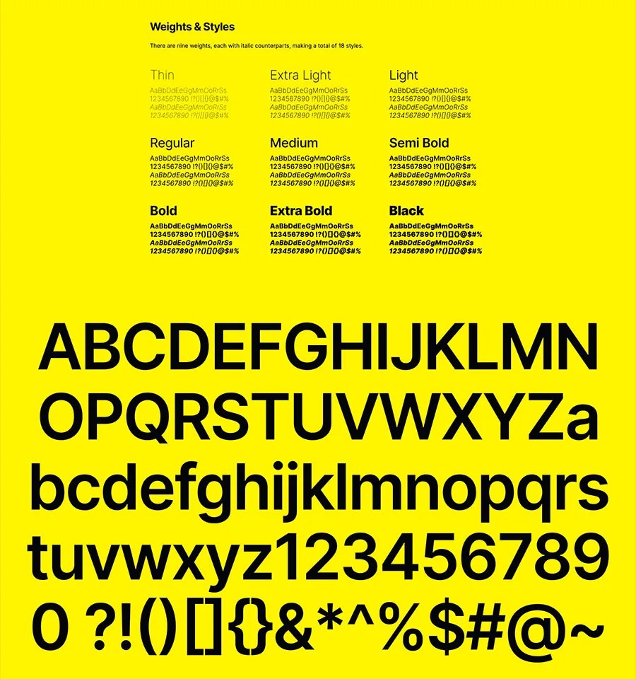 Inter Free Open Source Font Family BootstrapBrain