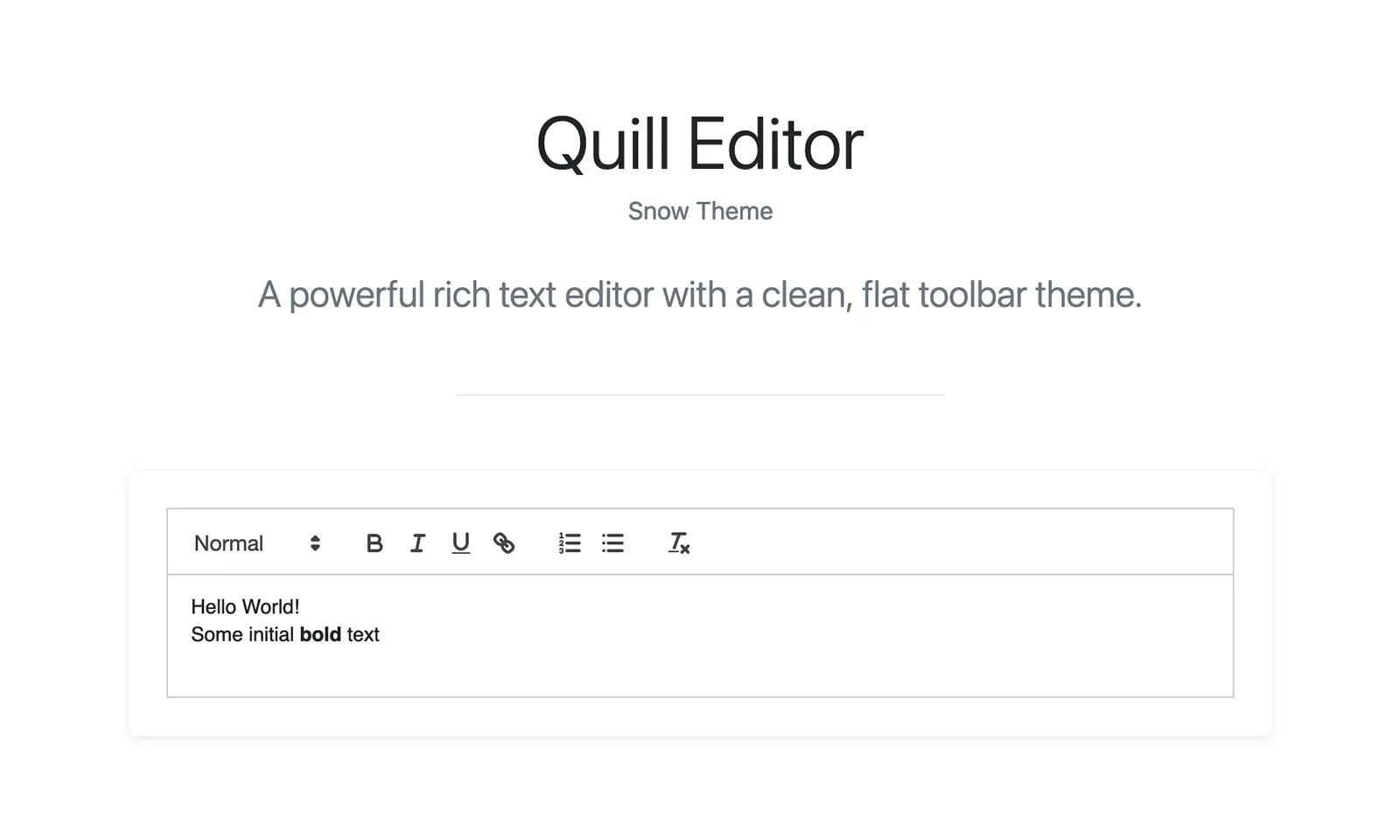Bootstrap Quill Rich Text Editor Example BootstrapBrain