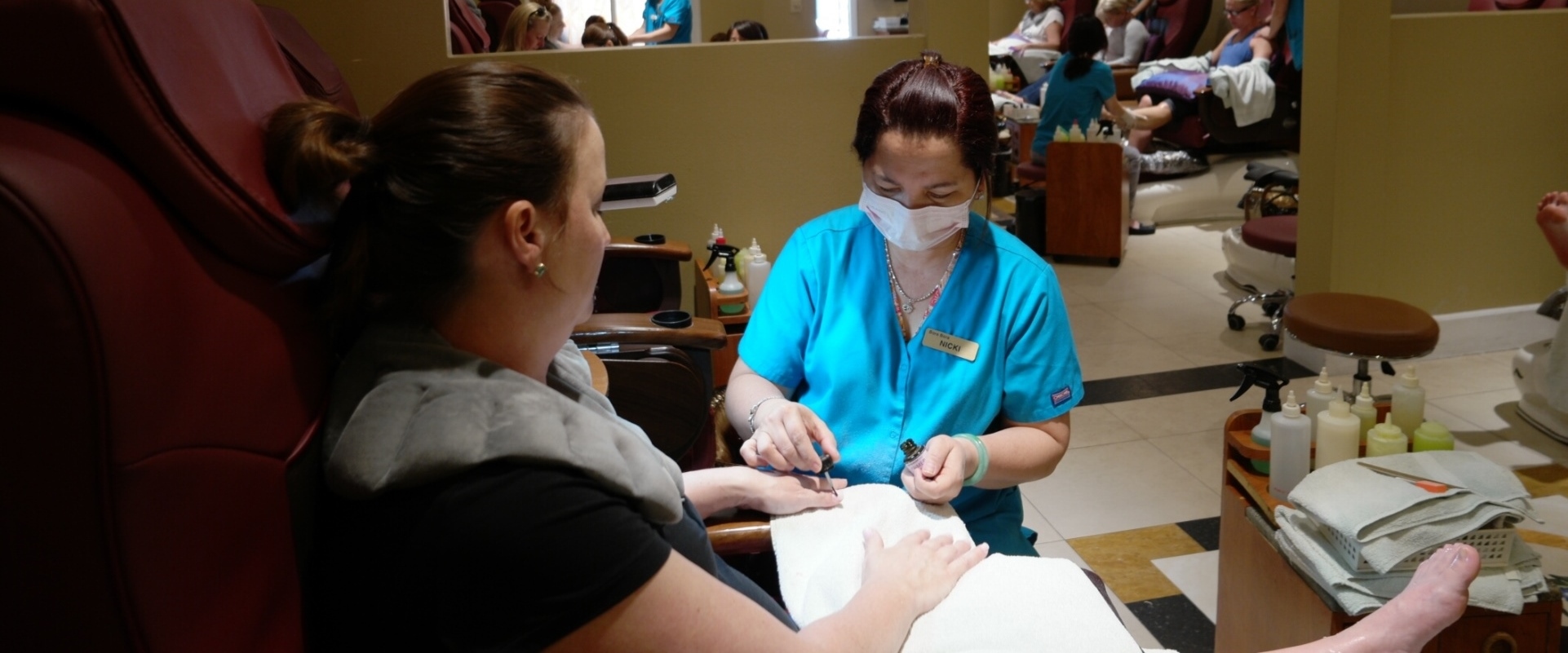 Manicure Bora Bora Pedispa Nails Katy Freeway at Bunker Hills