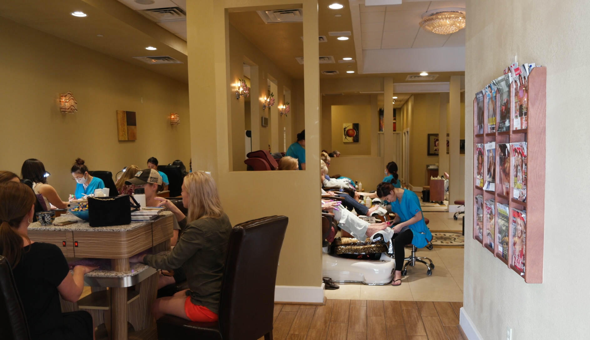 Waxing Bora Bora Pedispa Nails Katy Freeway at Bunker Hills