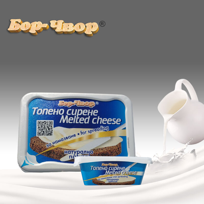 Melted Cheese Natural 150 gr БорЧвор от фермата до дома