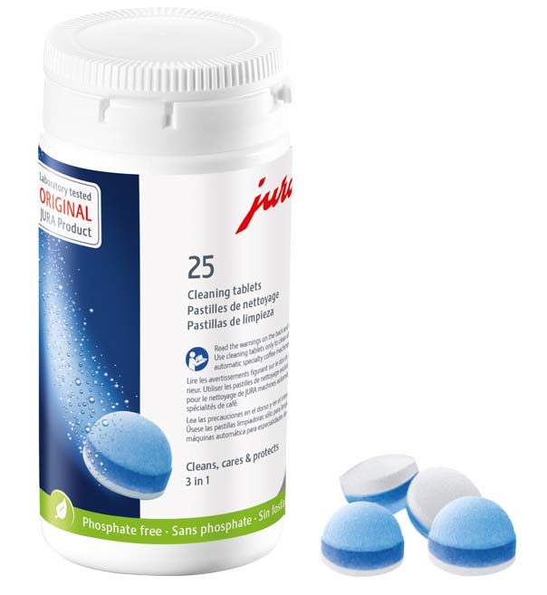 Jura Cleaning Tablets Jar of 25 from 1st in Coffee