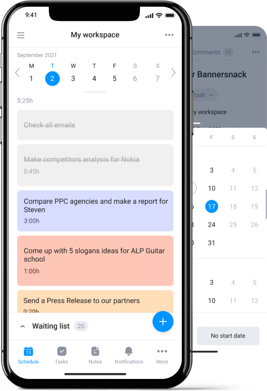 U+1F4C5 Free Daily Planner Online Plan Your Daily Schedule in Bordio