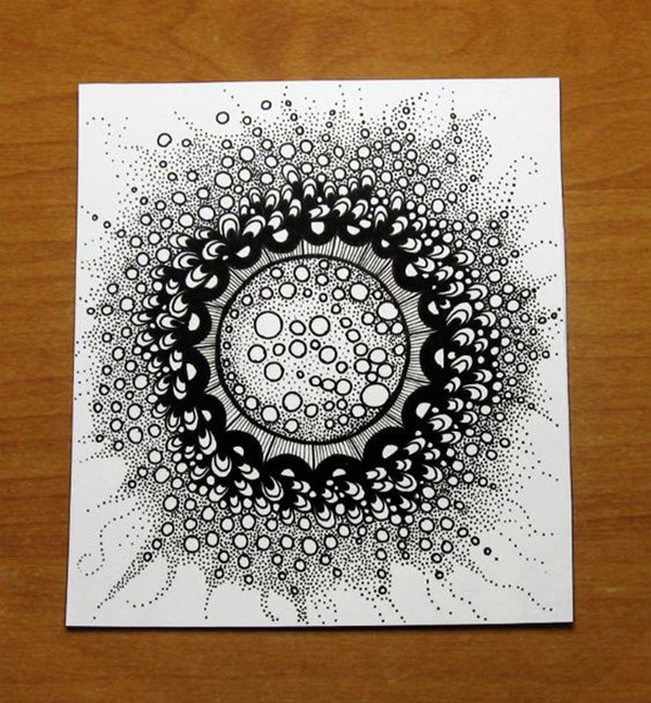 40 Absolutely Beautiful Zentangle patterns For Many Uses Bored Art