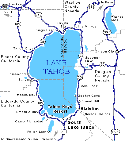 Lake Tahoe Counties Map Two States. Four Counties. One Lake. Where Do You Start? – Borelli Architecture
