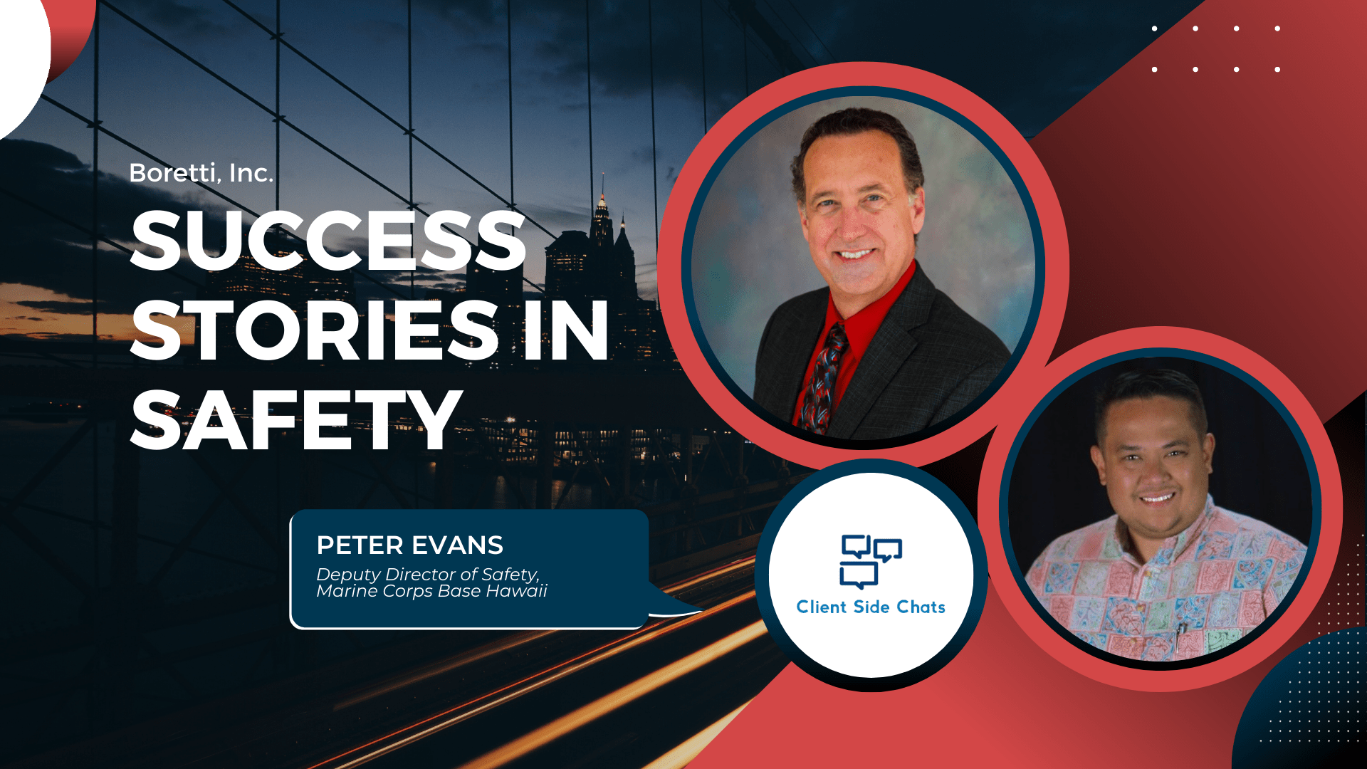 Safety Success with Human Factors Emphasis — Peter Evans Client Side