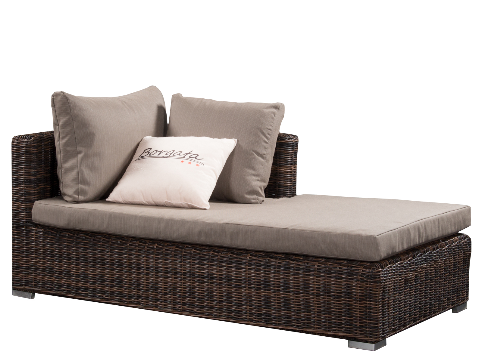 Диван кровать king size LAGUNE brown из искусственного