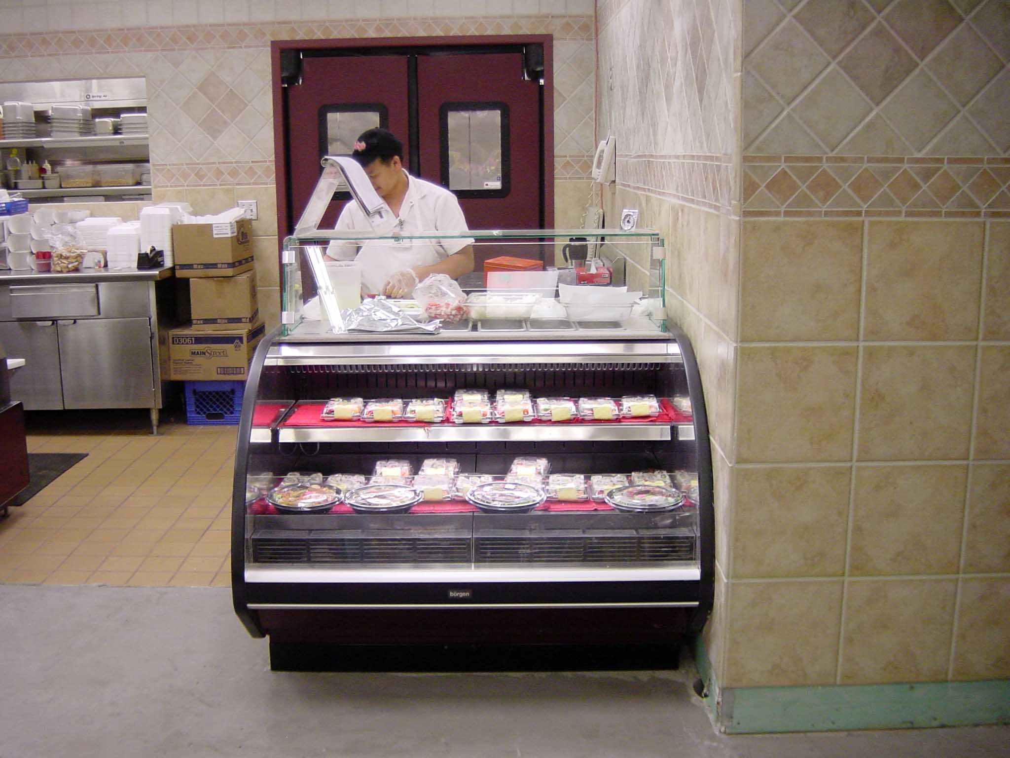 Supermarket Sushi Display Case Systems