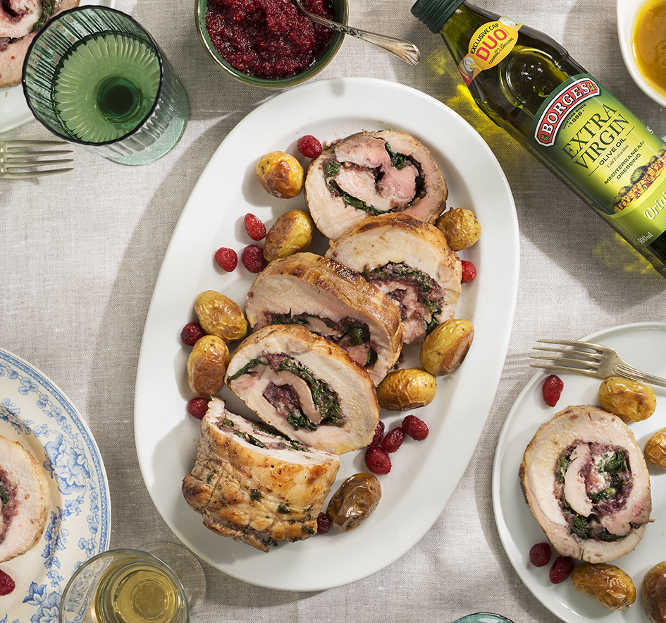 New year's Stuffed pork tenderloin