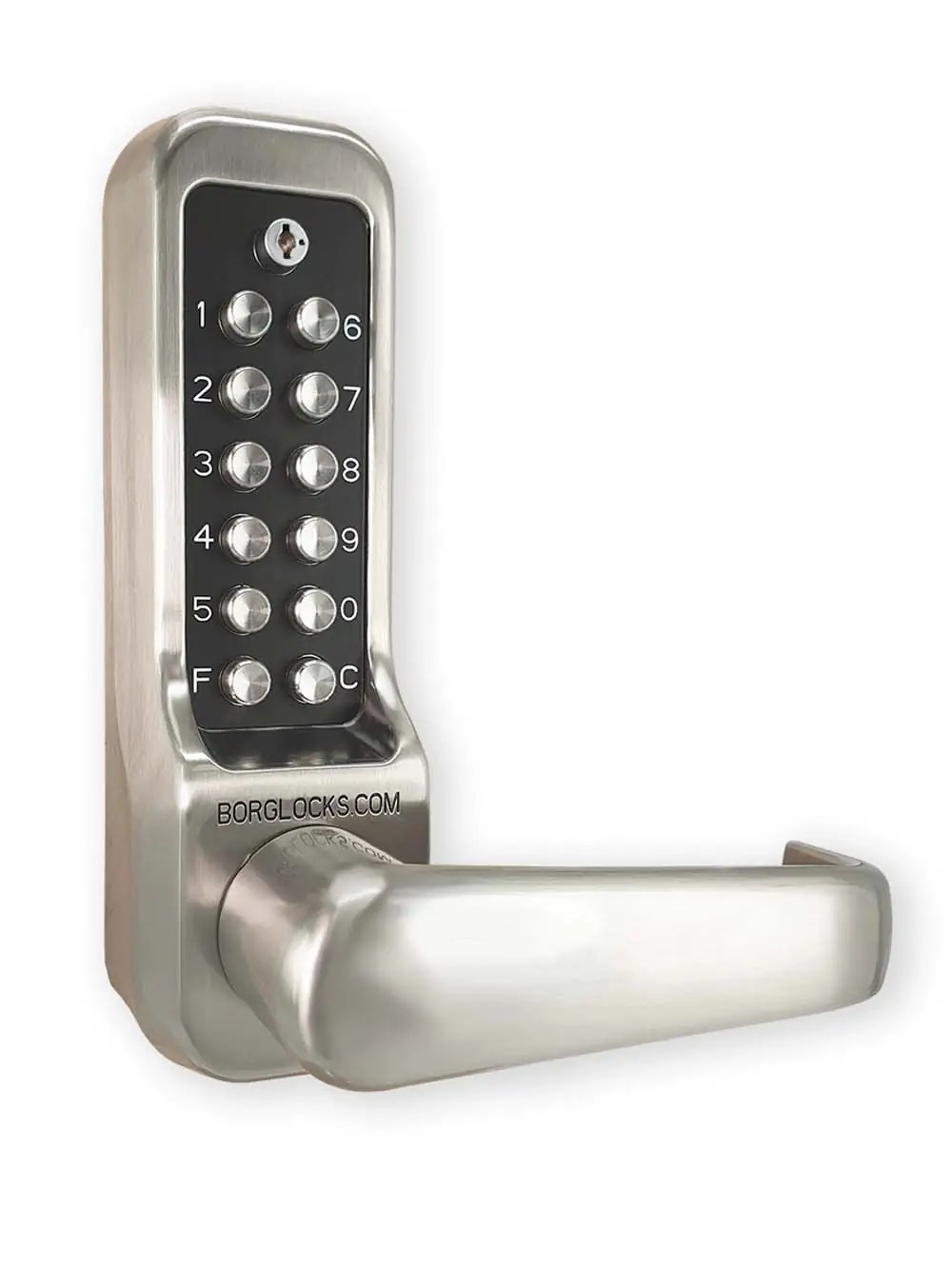 BL7000 ECP Heavy duty lever turn keypad with internal lever handle & on the door code change