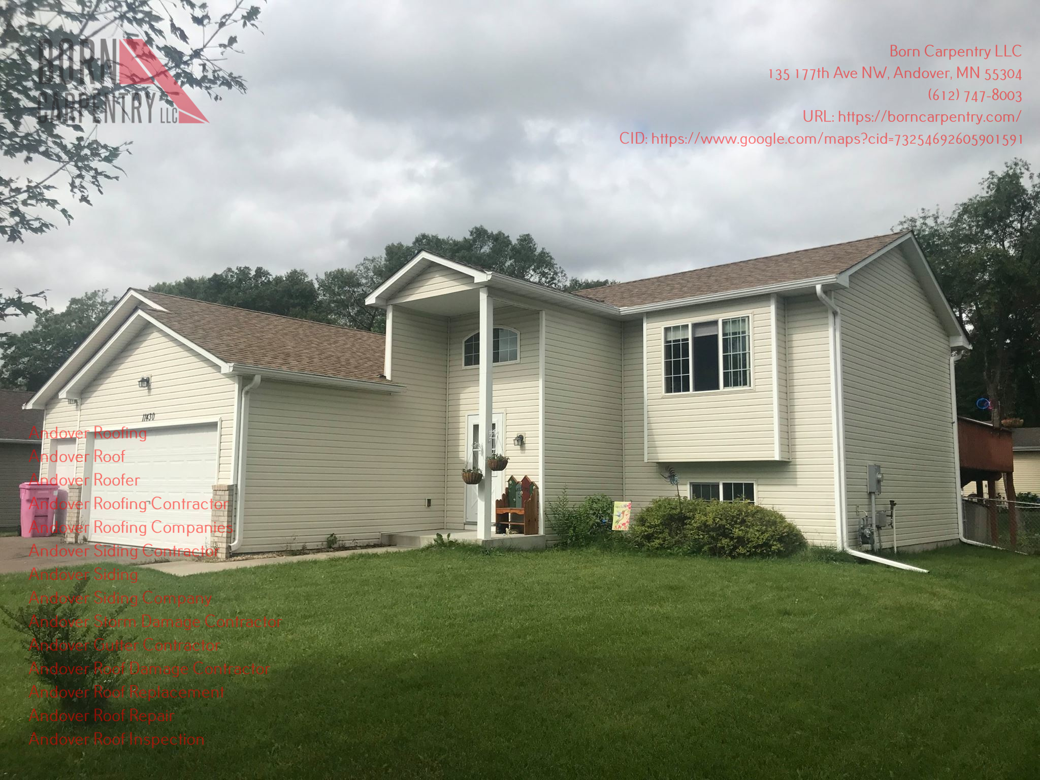 Andover, Minnesota Roof Inspection and Repair Born Carpentry LLC