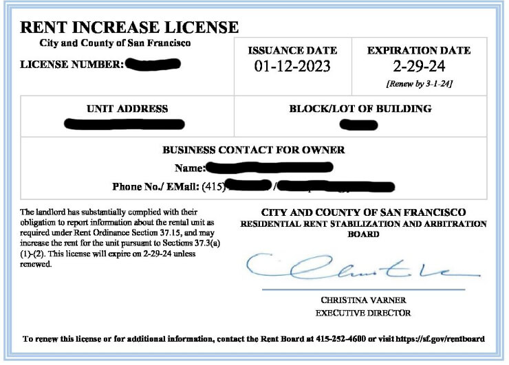 SF rent registry deadline passes