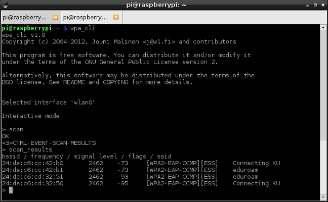 Raspberry Pi Configurer un réseau WPA/WPA2 Entreprise sous Raspbian