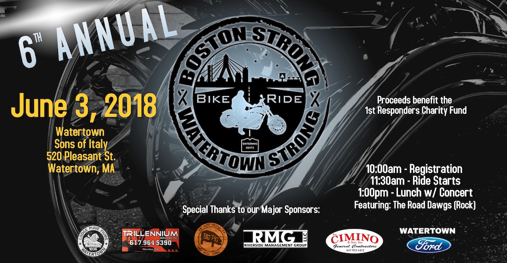6th Annual Boston Strong Watertown Strong Bike Ride Born To Ride