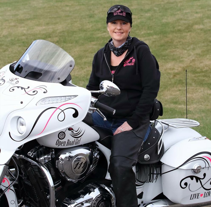 MALINDA JOHNSON A TRUE OPEN ROAD GIRL Born To Ride Motorcycle Magazine Motorcycle TV, Radio