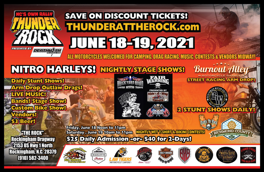 Thunder At The Rock Rally Born To Ride Motorcycle Magazine