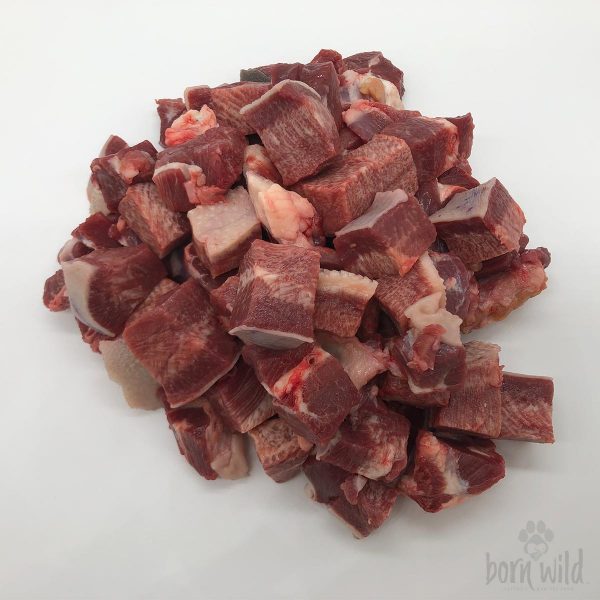 Beef Tongue Chunked Born Wild Raw Pet Food