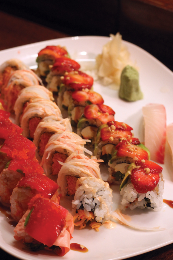 Fin Fusion Church Street Sushi House Fuses Colorful Fruits, Delicious