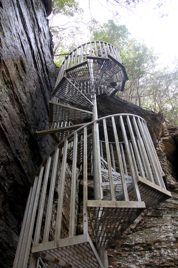 Greeter Falls Four Waterfalls, Blue Water Greet Hikers Along South