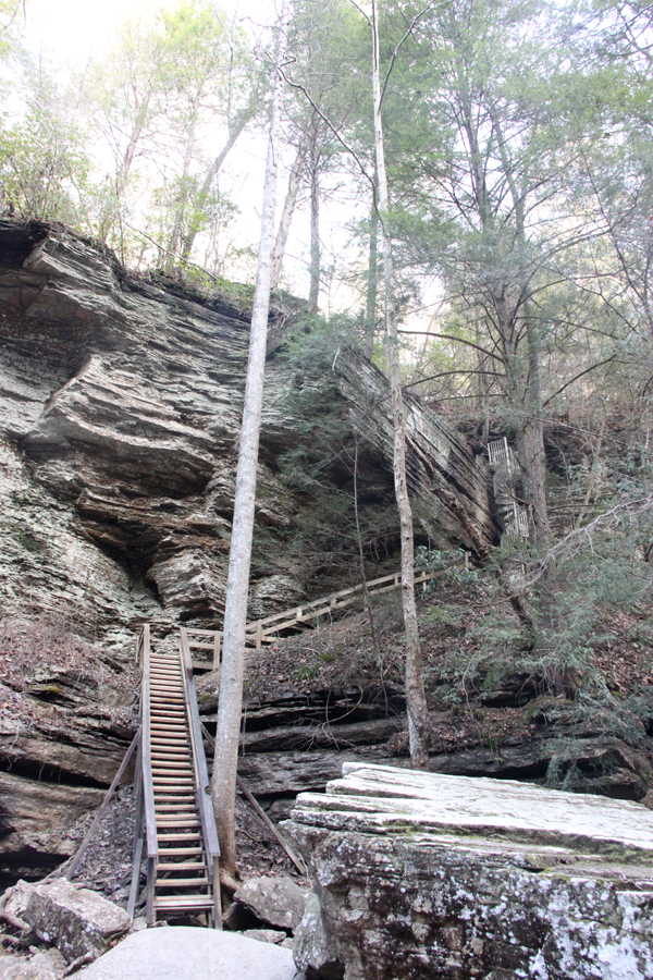 Greeter Falls Four Waterfalls, Blue Water Greet Hikers Along South