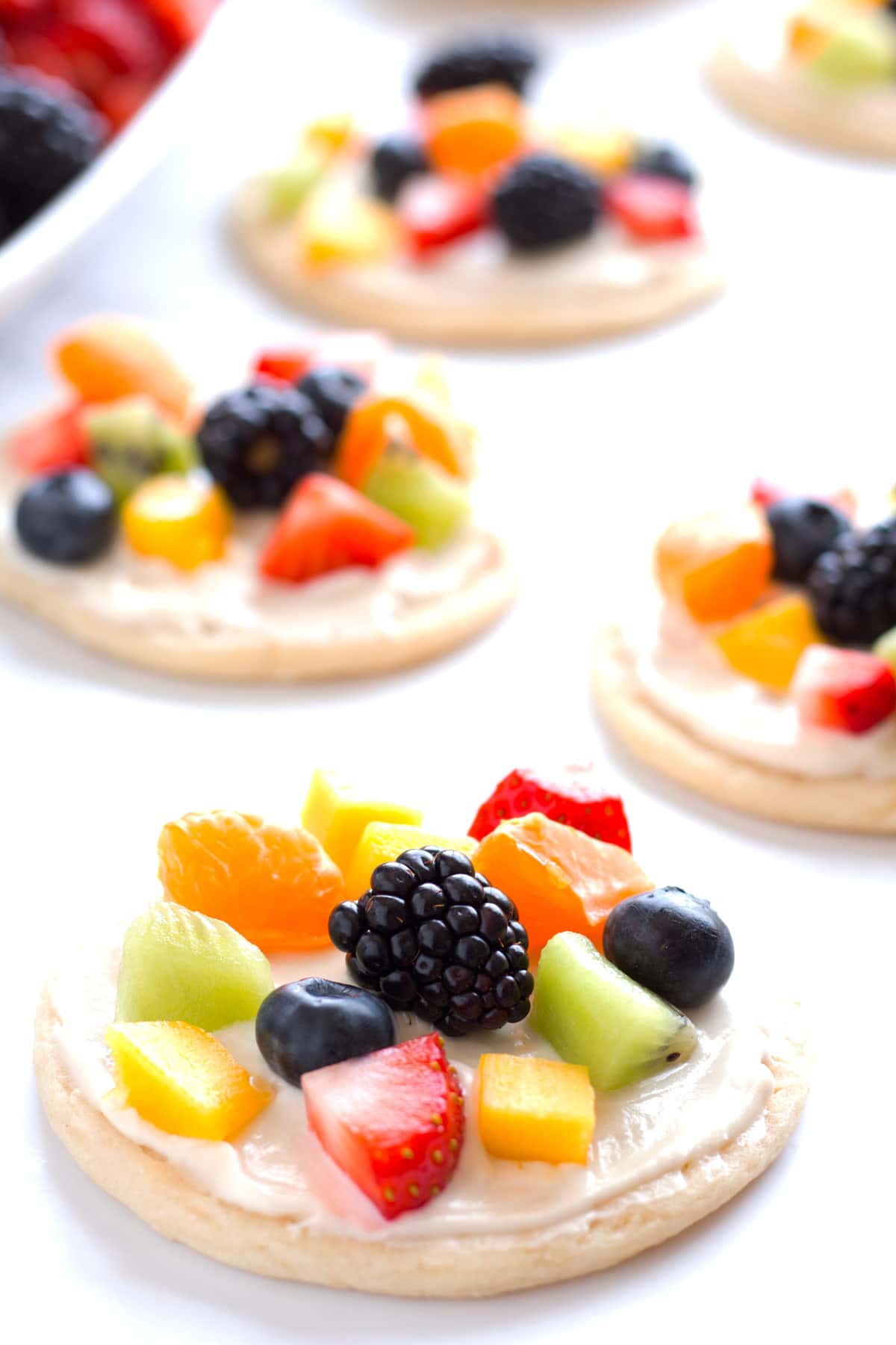 Fruit Pizza Cookies (Amazingly Delicious!) Borrowed Bites Dessert