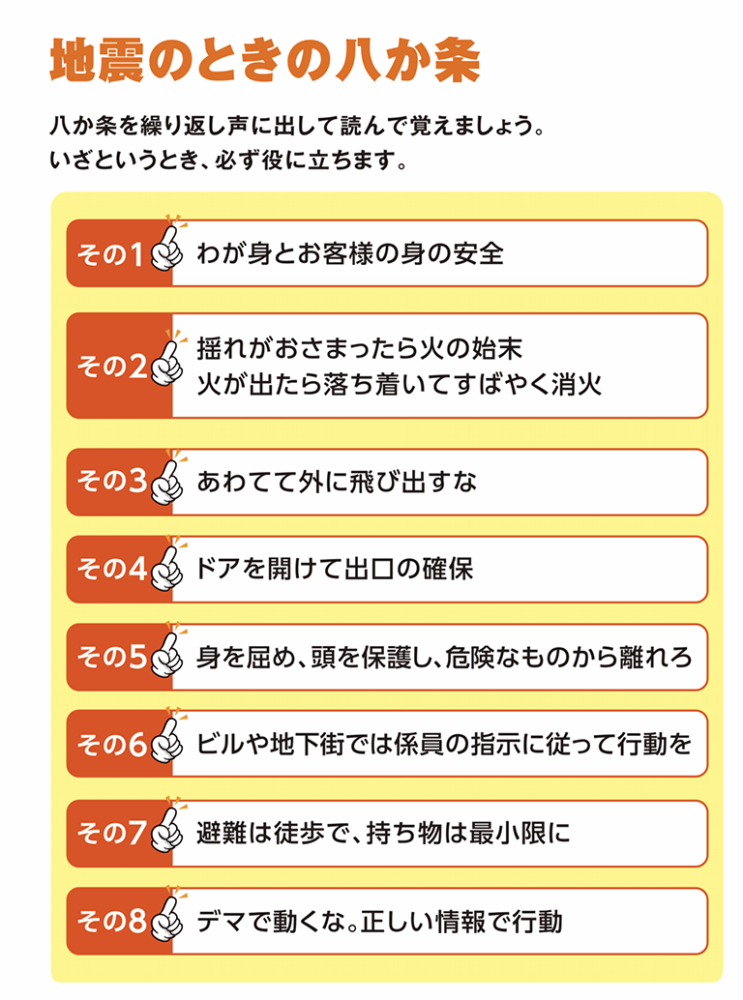 [防災]地震だ！ その時あなたが取るべき対処法[一般住宅室内編] 防災防犯心得帳
