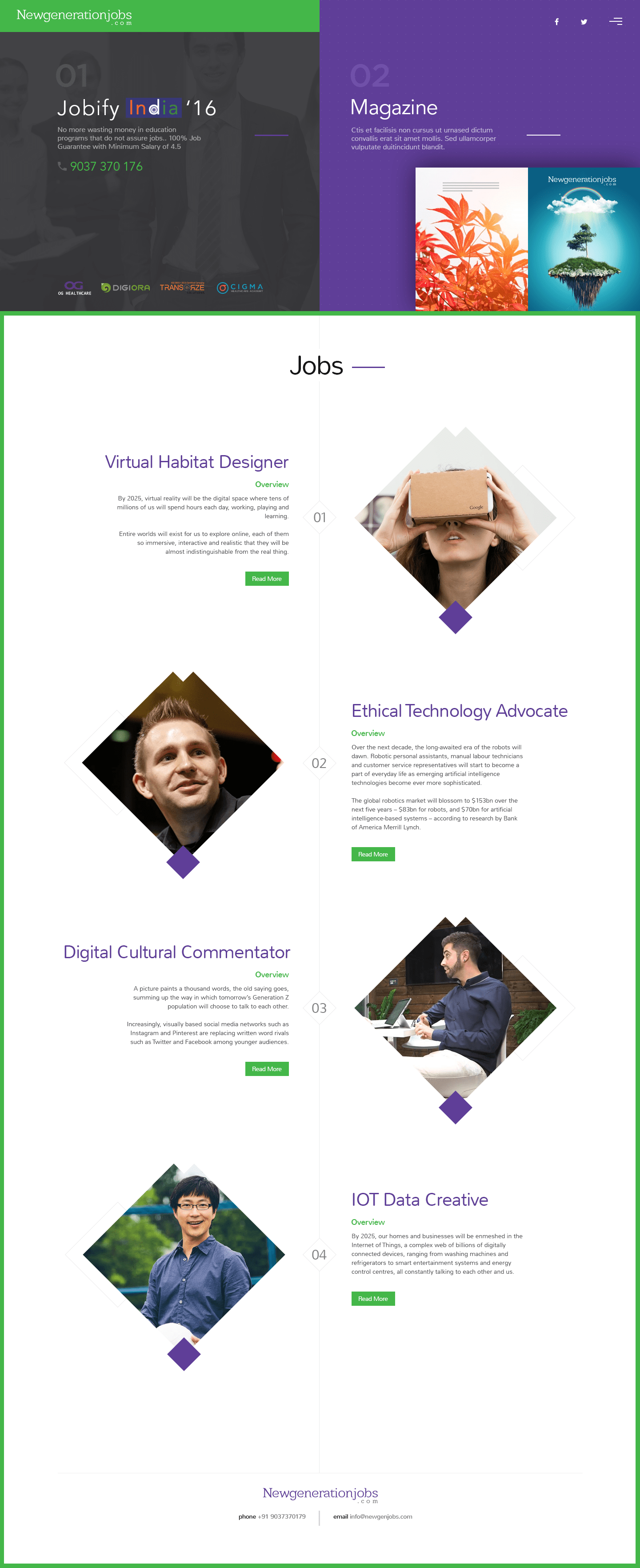 New Generation Jobs Chandraboses Portfolio