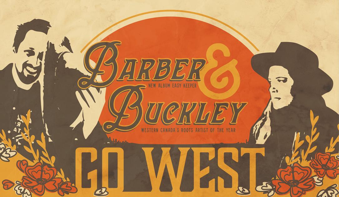 BARBER & BUCKLEY GO WEST Bo's Bar and Stage