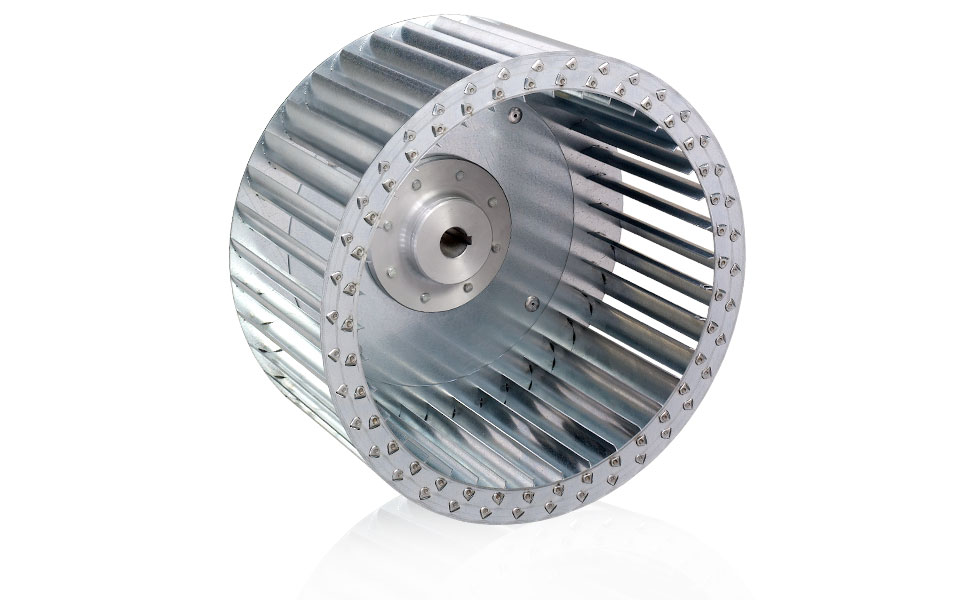 CRP SERIES Single and double intake fan wheels with spot welded