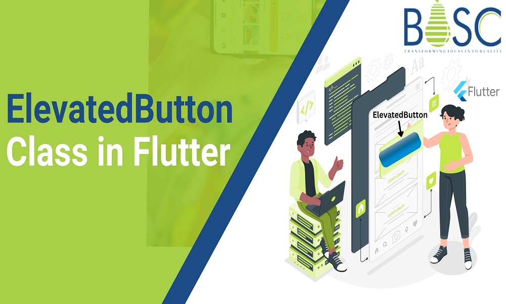 What is the elevatedbutton class in Flutter Bosc Tech labs