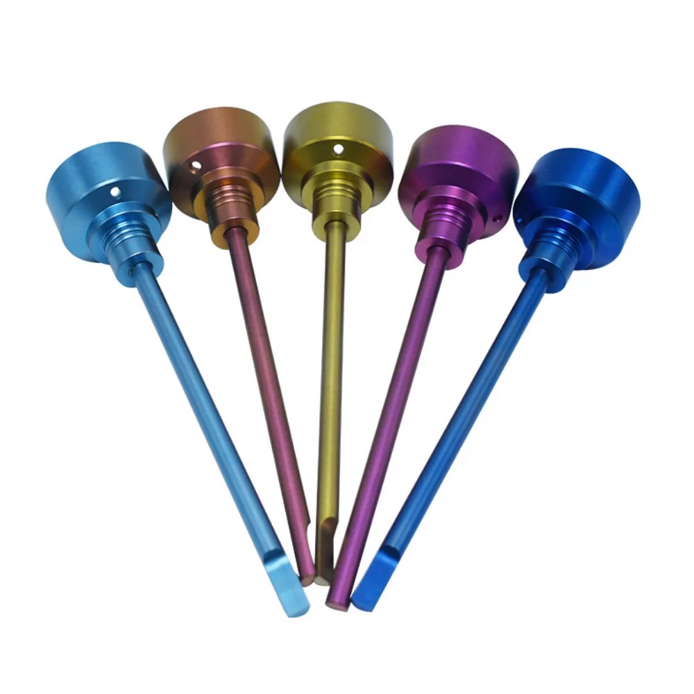 Anodized Titanium Carb Cap Dabber 10mm 14mm 18mm Bosetitanium