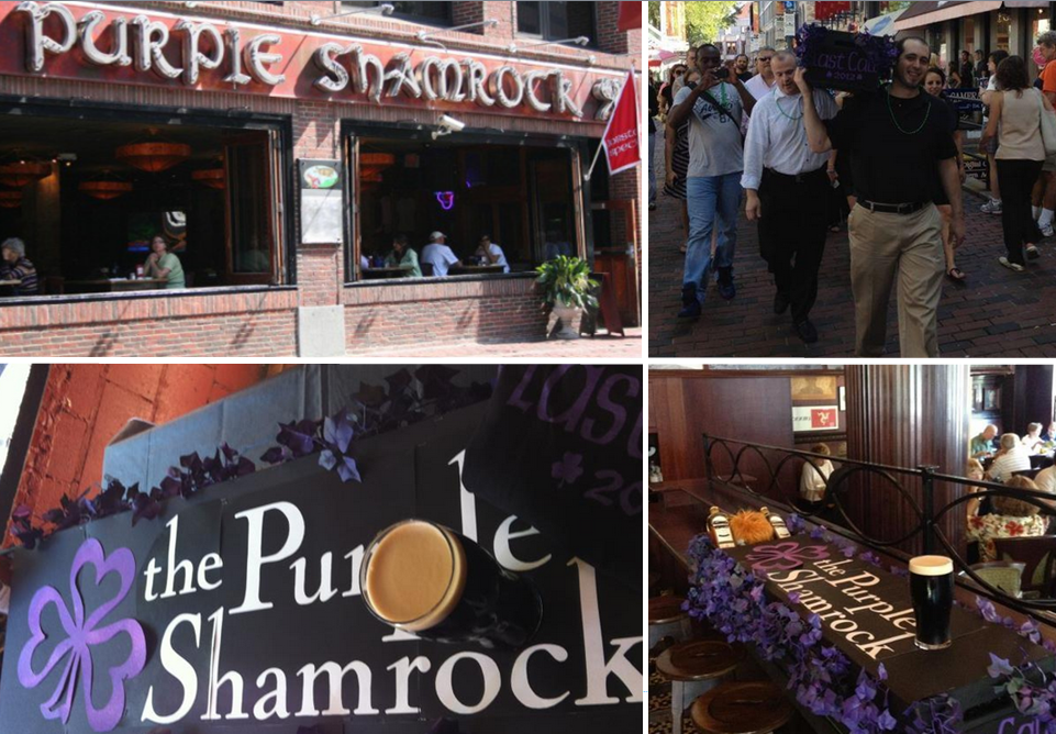 Purple Shamrock’s Irish wake BosGuy