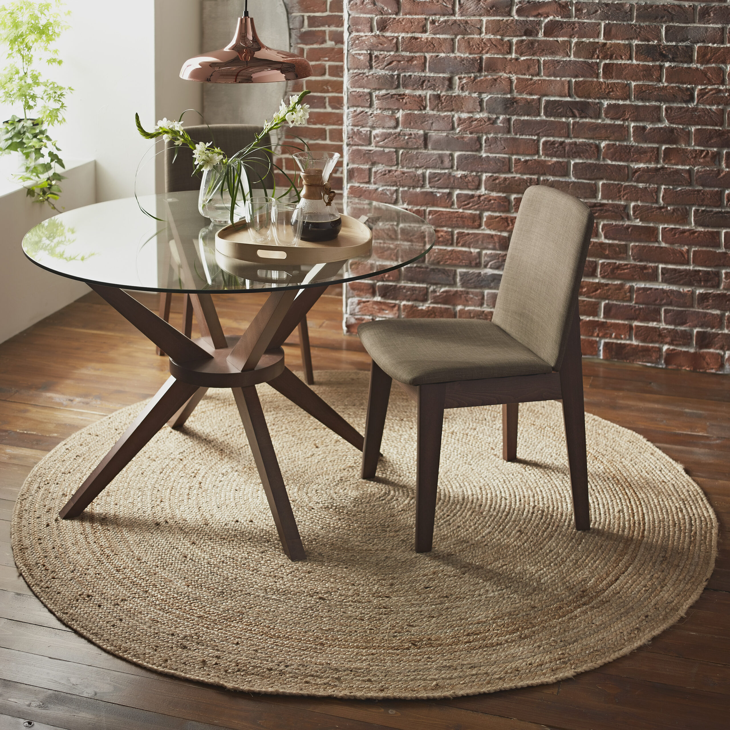 Round Jute Rug 200cm Bosie Interiors