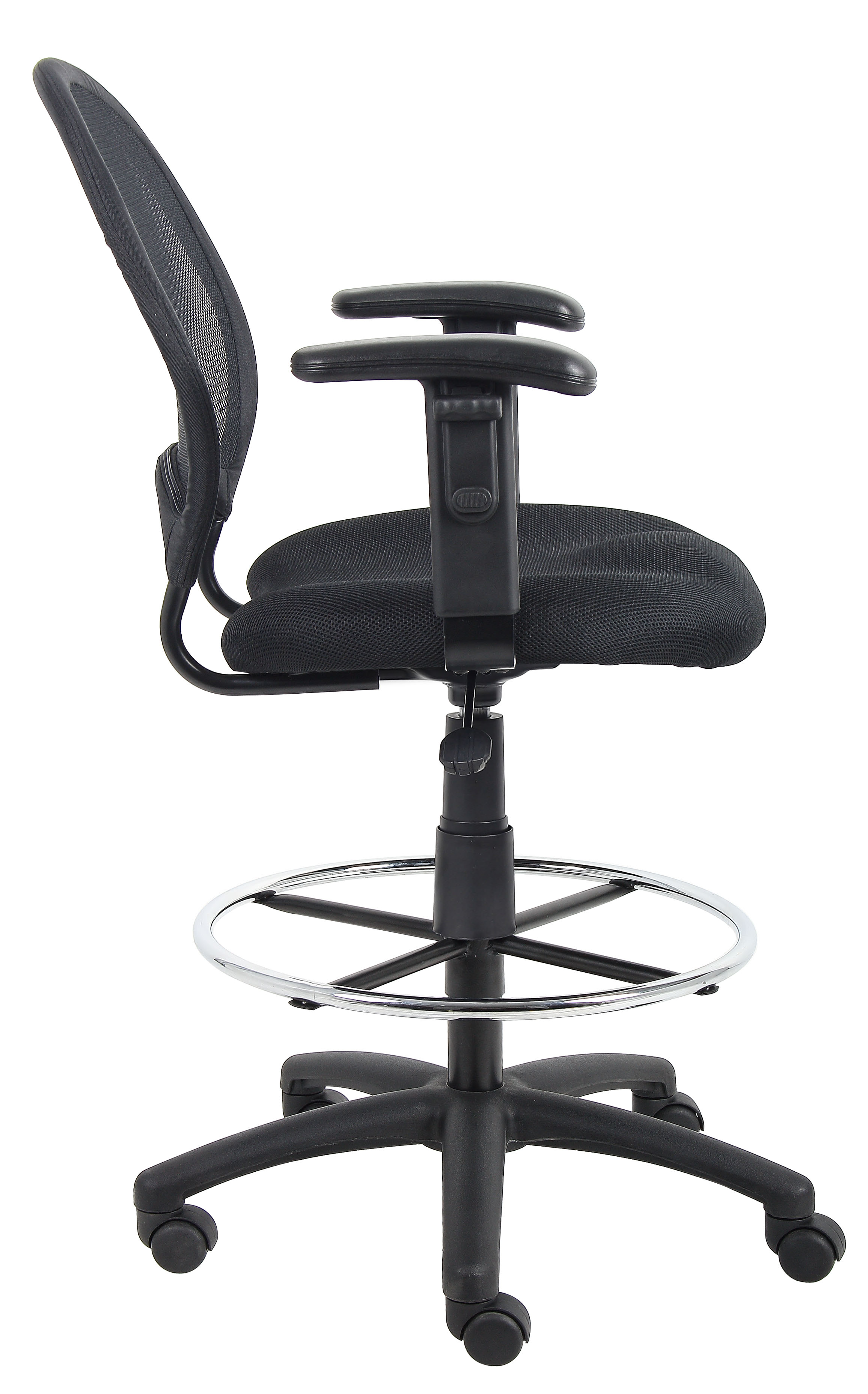 Boss Mesh Drafting Stool W/ Adjustable Arms BossChair