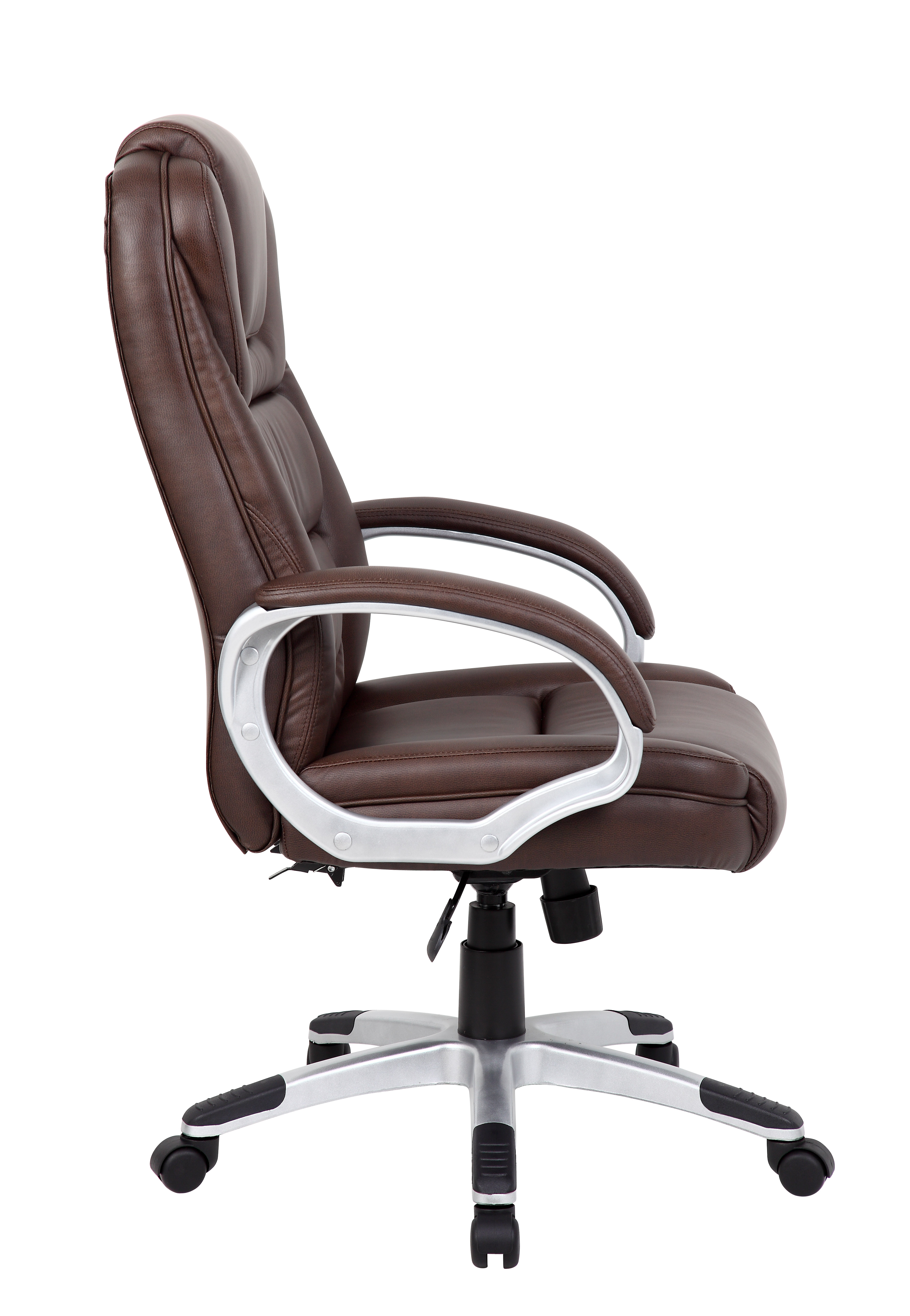 Boss Ntr Executive Bonded Leather Chair Boss &ldquo;NTR&rdquo; Executive LeatherPlus Chair, Brown BossChair