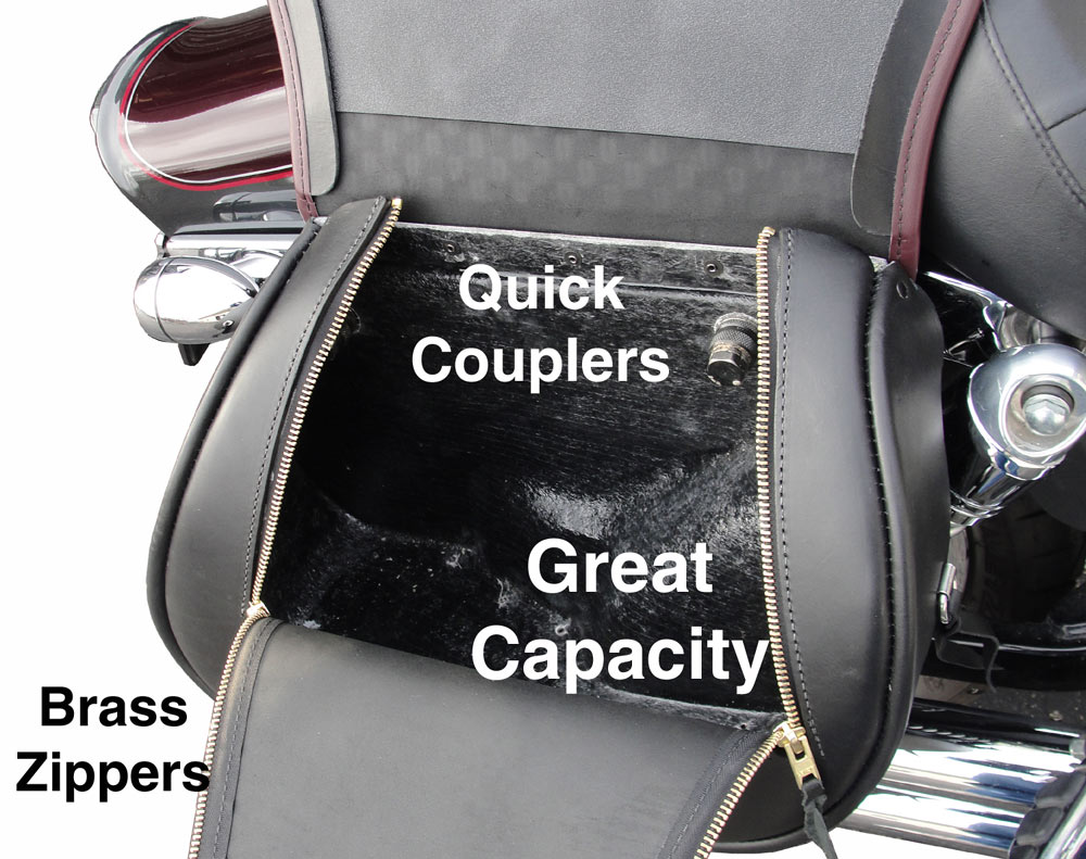 Saddlebags for Harley Dyna, low rider,wide glide,superglide FXD