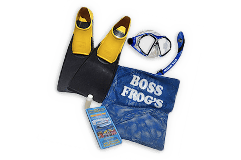 snorkelgear Boss Frog's Snorkel, Bike & Beach Rentals Discount