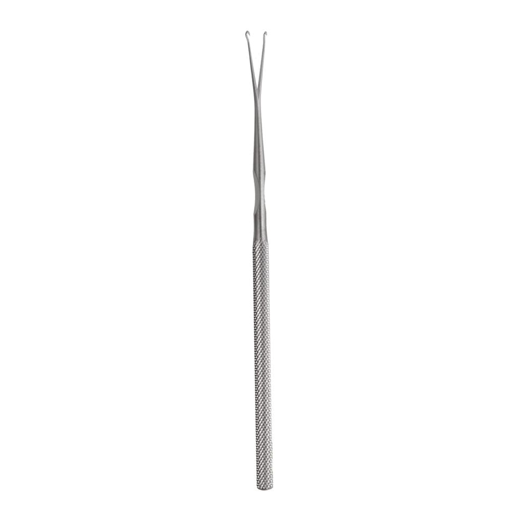 Barksy Skin Hook, double, 6" BOSS Surgical Instruments