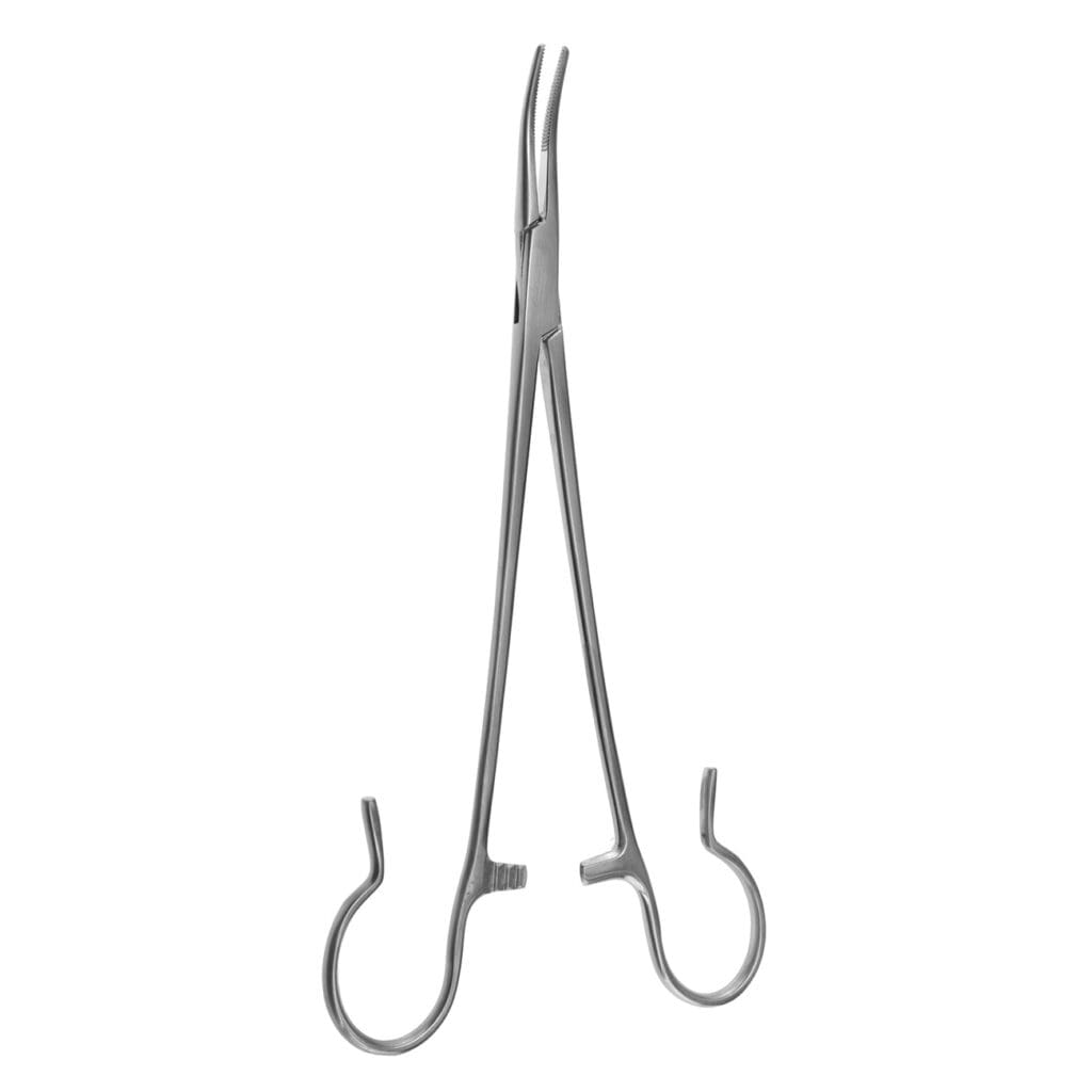 Sawtell Tonsil Forceps closed rings fully curved BOSS Surgical
