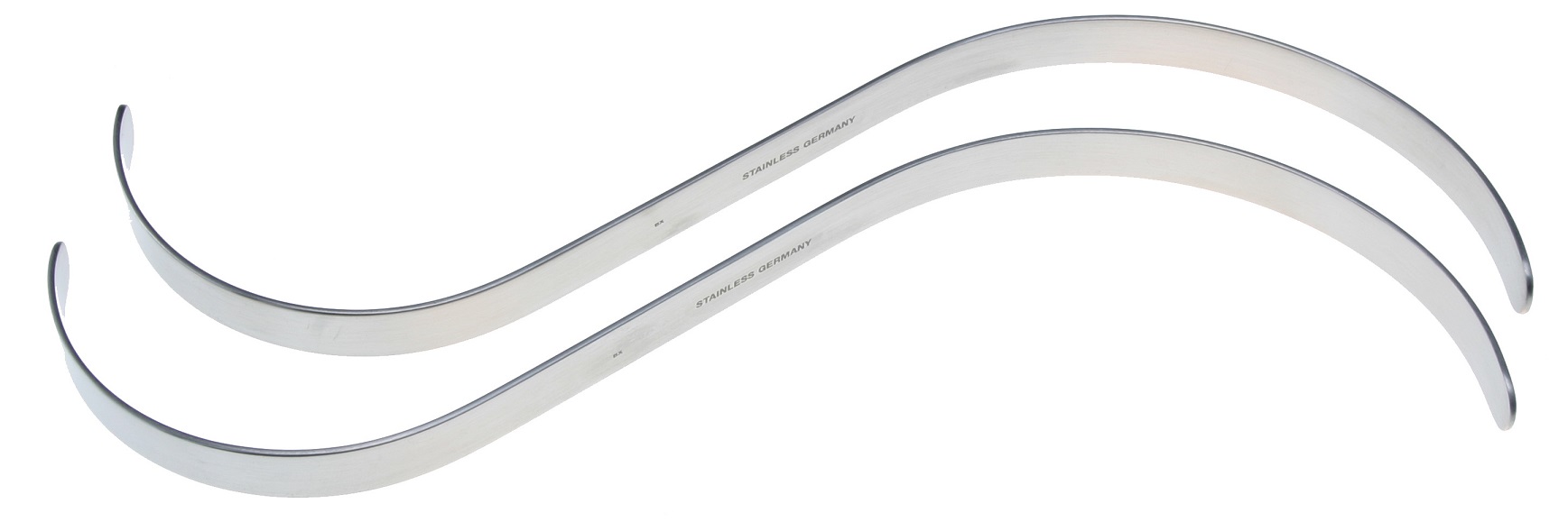 Hasson "S" Retractor, 10mm wide, Set of 2, 7" BOSS Surgical Instruments