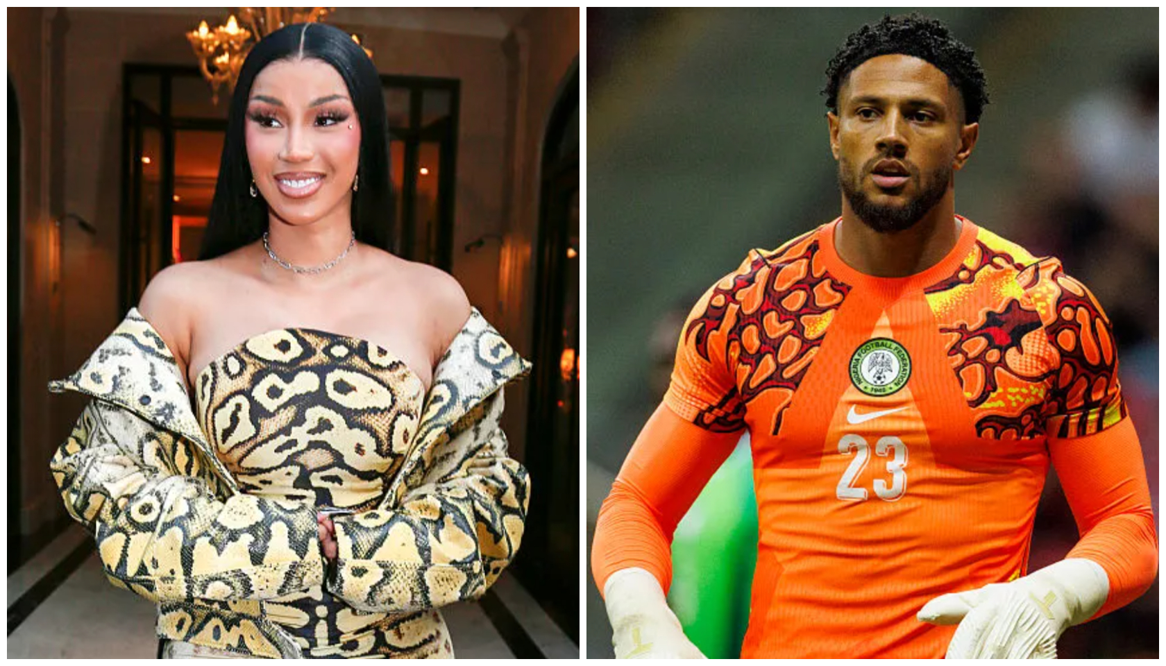 Cardi B Spotted Again With Nigerian Soccer Star Maduka Okoye