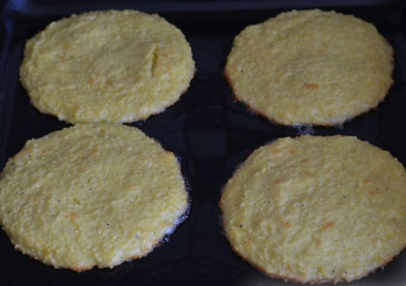 Millet Cakes with Cheese