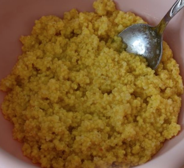 Millet Cakes with Cheese