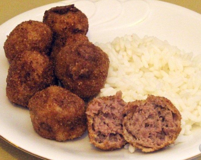 Fried Beef Meatballs