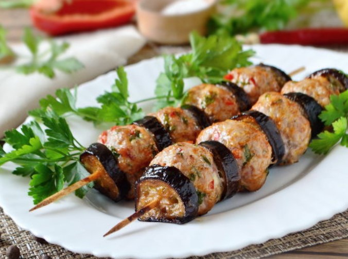 Eggplant Kebab in the Oven