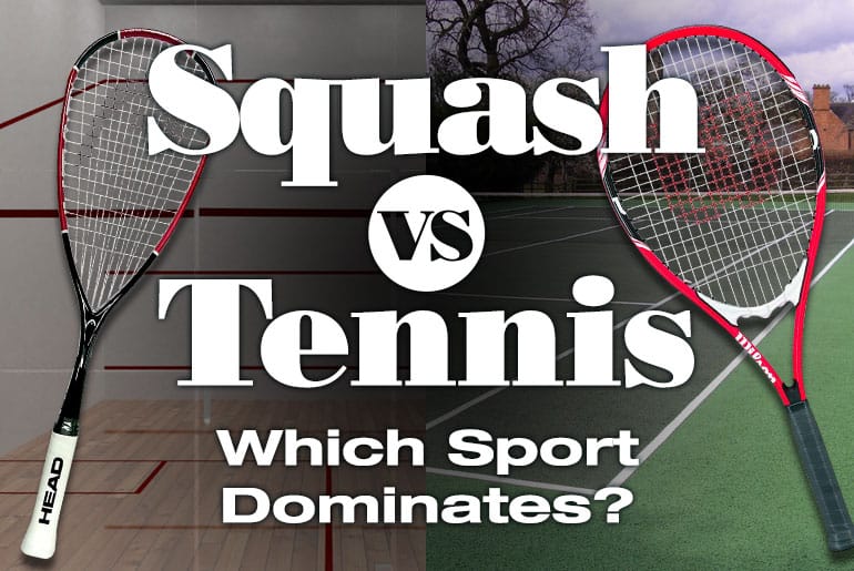 Squash vs Tennis...Which Sport Dominates? [Federer Plays BOTH]