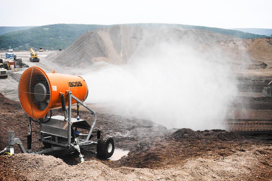 Dust Control for Coal Handling & Power Generation BossTek