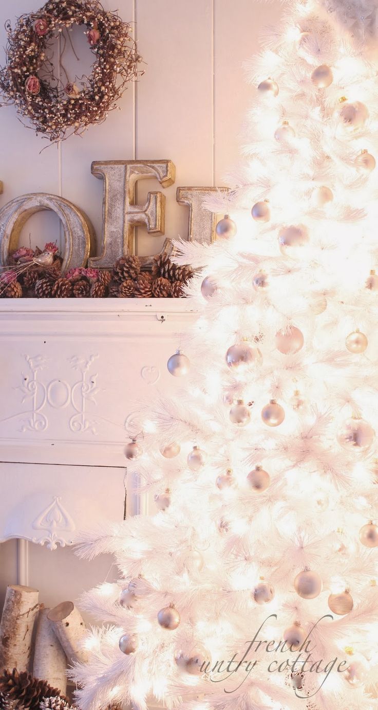 Beautiful White Christmas Trees